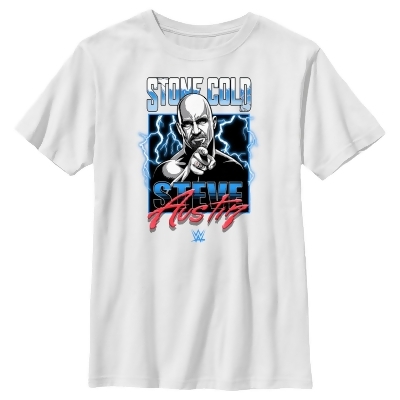 Boy's WWE Stone Cold Steve Austin Lightning Graphic T-Shirt 
