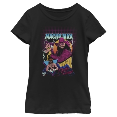 Girl's WWE Macho Man Randy Savage Retro Graphic T-Shirt 