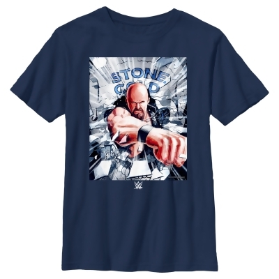 Boy's WWE Stone Cold Steve Austin Poster Graphic T-Shirt 