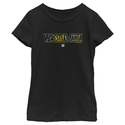 Girl's WWE Wrestlemania Logo Graphic T-Shirt 