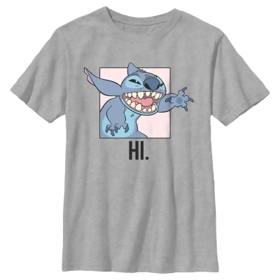 Boy's Lilo & Stitch Hi. Reaching Out Stitch Graphic T-Shirt 