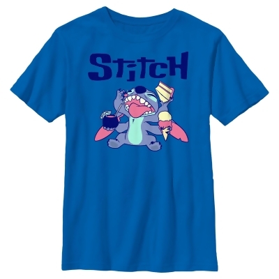 Boy's Lilo & Stitch Munchies Stitch Graphic T-Shirt 