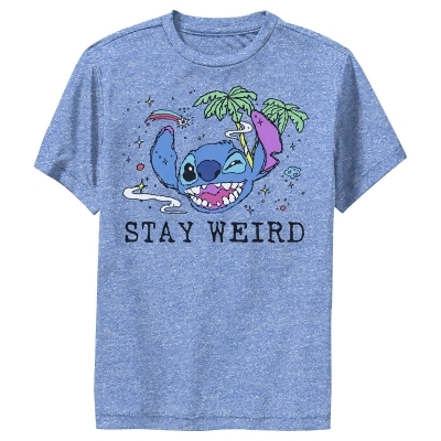 Boy's Lilo & Stitch Stay Weird Performance T-Shirt 