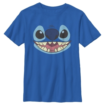 Boy's Lilo & Stitch Large Face Stitch Graphic T-Shirt 