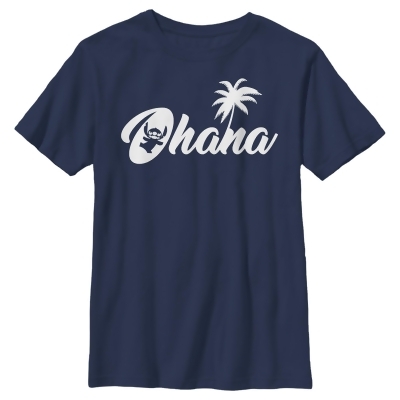 Boy's Lilo & Stitch Ohana Silhouette Graphic T-Shirt 