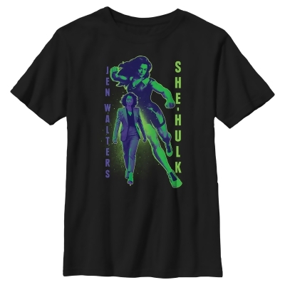 Boy's She-Hulk: Attorney at Law Brains and Muscles Graphic T-Shirt 