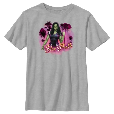 Boy's She-Hulk: Attorney at Law Hero Pose Graphic T-Shirt 
