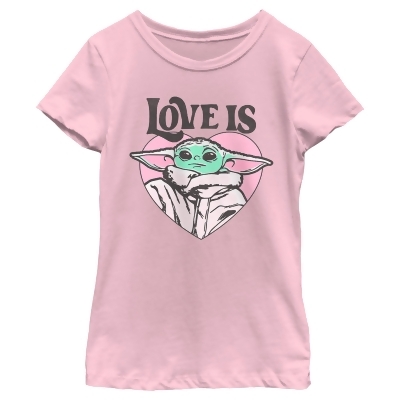 Girl's Star Wars: The Mandalorian Love is Grogu Graphic T-Shirt 
