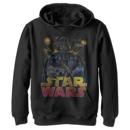 Boy's Star Wars: A New Hope Darth Vader Dogfight Pullover Hoodie