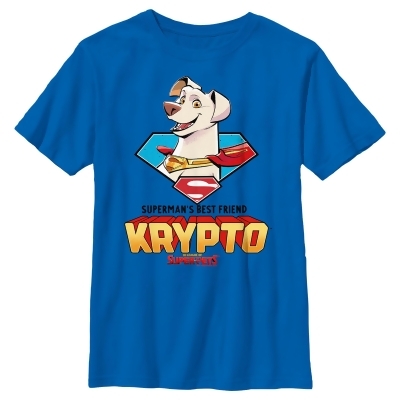 Boy's DC League of Super-Pets Krypto Superman's Best Friend Graphic T-Shirt 