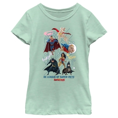 Girl's DC League of Super-Pets Super Squad Graphic T-Shirt 