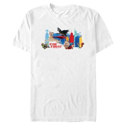 Men's DC League of Super-Pets Metropolis Groupshot Graphic T-Shirt 