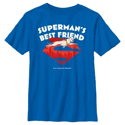 Boy's DC League of Super-Pets Superman's Best Friend Flying Krypto Graphic T-Shirt 