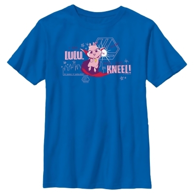 Boy's DC League of Super-Pets I am Lulu and I Said Kneel Cartoon Graphic T-Shirt 