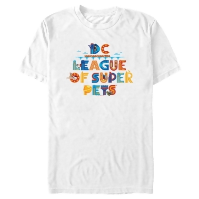Men's DC League of Super-Pets Colorful Logo Graphic T-Shirt 