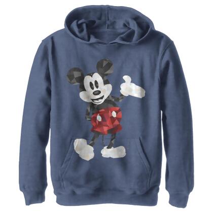 Boy's Mickey & Friends Artistic Mickey Mouse Pullover Hoodie