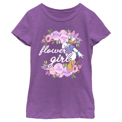 Girl's Mickey & Friends Daisy Flower Girl Graphic T-Shirt 