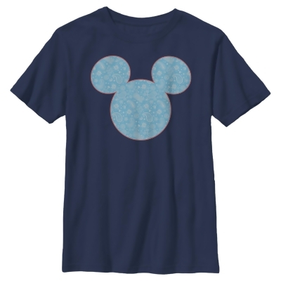 Boy's Mickey & Friends Mickey and Friends Paisley Silhouette Graphic T-Shirt 