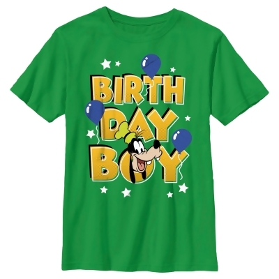 Boy's Mickey & Friends Birthday Boy Goofy Graphic T-Shirt 