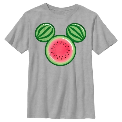 Boy's Mickey & Friends Mickey Mouse Watermelon Silhouette Graphic T-Shirt 