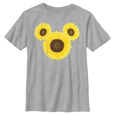 Boy's Mickey & Friends Mickey Mouse Sunflower Silhouette Graphic T-Shirt 