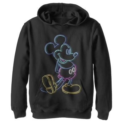 Boy's Mickey & Friends Neon Mickey Pullover Hoodie 