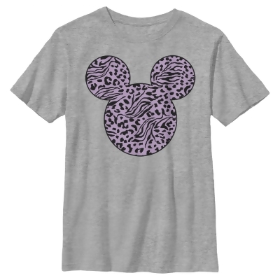 Boy's Mickey & Friends Mickey Mouse Animal Print Silhouette Graphic T-Shirt 