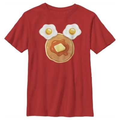 Boy's Mickey & Friends Mickey Mouse Breakfast Silhouette Graphic T-Shirt 