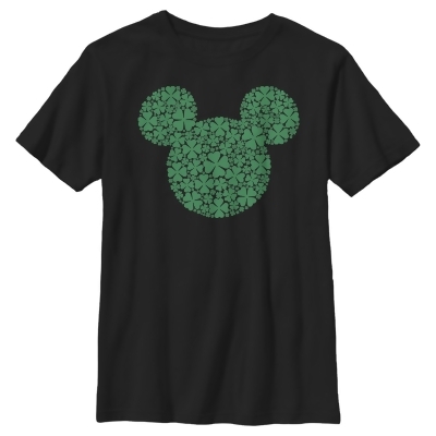 Boy's Mickey & Friends Mickey Mouse Clover Silhouette Graphic T-Shirt 