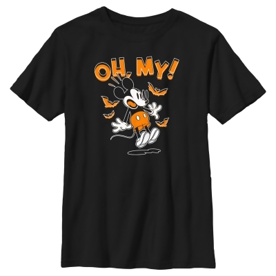 Boy's Mickey & Friends Mickey Halloween Oh My Graphic T-Shirt 