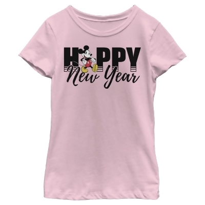 Girl's Mickey & Friends Mickey Mouse Happy New Year Graphic T-Shirt 