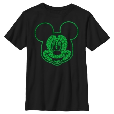 Boy's Mickey & Friends Mickey Mouse Clover Big Smile Graphic T-Shirt 