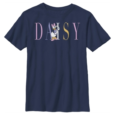 Boy's Mickey & Friends Daisy Duck Rainbow Name Graphic T-Shirt 
