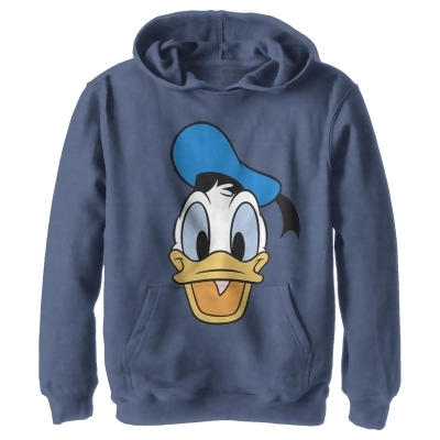Boy's Mickey & Friends Large Donald Duck Pullover Hoodie 