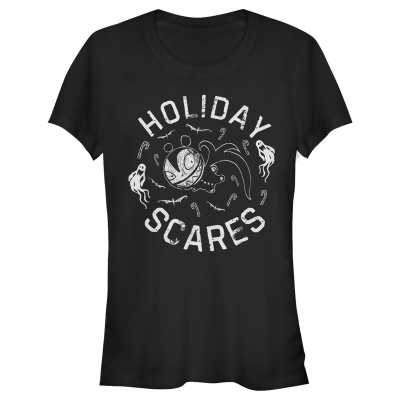 Junior's The Nightmare Before Christmas Scary Teddy Holiday Scares Graphic T-Shirt 
