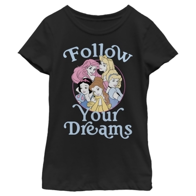 Girl's Disney Follow Your Dreams Graphic T-Shirt 