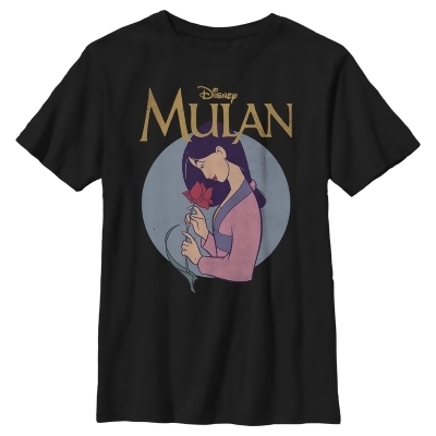 Boy's Mulan Smelling the Flower Graphic T-Shirt 