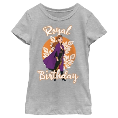 Girl's Frozen Anna Birthday Princess Graphic T-Shirt 
