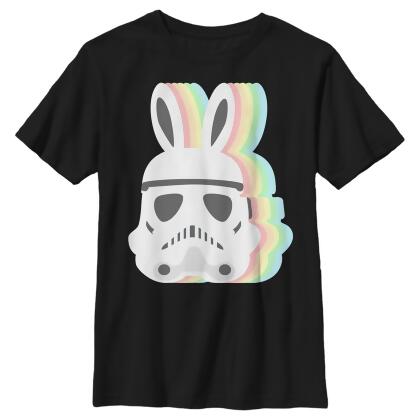 Boy's Star Wars Easter Stormtrooper Pastel Easter Ears Graphic T-Shirt 