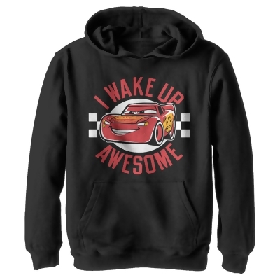 Boy's Cars Lightning McQueen Wake Up Awesome Pullover Hoodie 