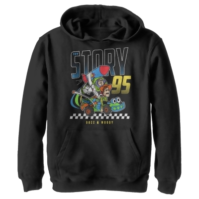 Boy's Toy Story Buzz & Woody Rocket Car Pullover Hoodie 