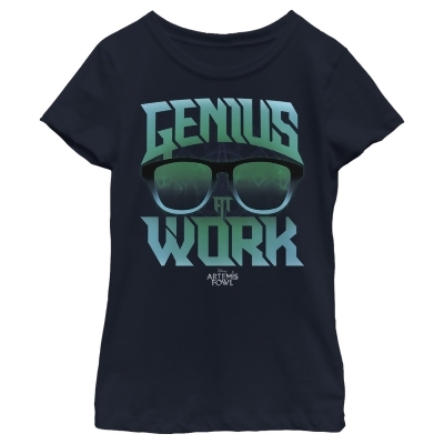 Girl's Disney Artemis Fowl Genius Sunglasses Graphic T-Shirt 
