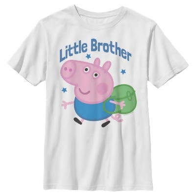 Boy's Peppa Pig George Little Brother Graphic T-Shirt 