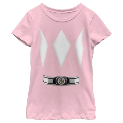 Girl's Power Rangers Pink Ranger Costume Tee Graphic T-Shirt 