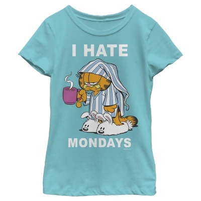 Girl's Garfield I Hate Mondays Graphic T-Shirt 