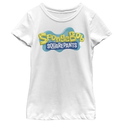 Girl's SpongeBob SquarePants Classic Logo Graphic T-Shirt 