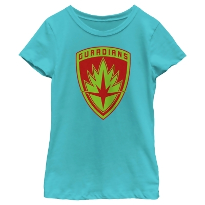 Girl's Guardians of the Galaxy Holiday Special Guardians Badge Graphic T-Shirt 