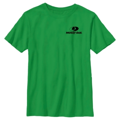 Boy's Mossy Oak Small Black Classic Logo Graphic T-Shirt 