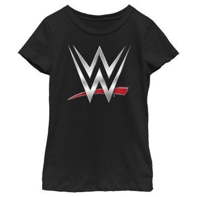 Girl's WWE Chrome Logo Graphic T-Shirt 