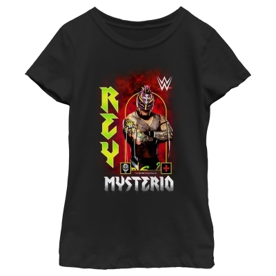 Girl's WWE Rey Mysterio Poster Graphic T-Shirt 